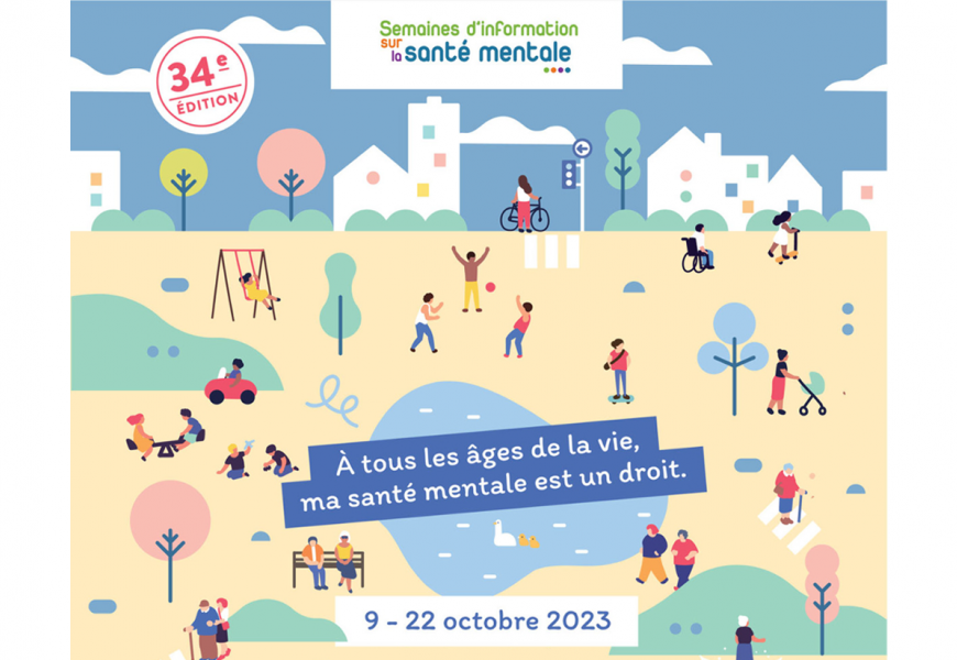 Illustration - Semaines d'information sur la santé mentale - Le programme de la 34e édition